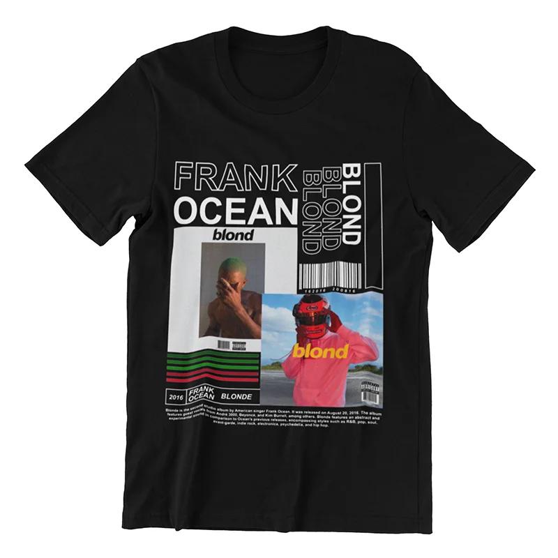 Frank Oocean Blonde T Shirts Accessories Unisex Women Pure Cotton Crazy Frank Boys Dont Cry Tee Shirt Clothing Plus Size