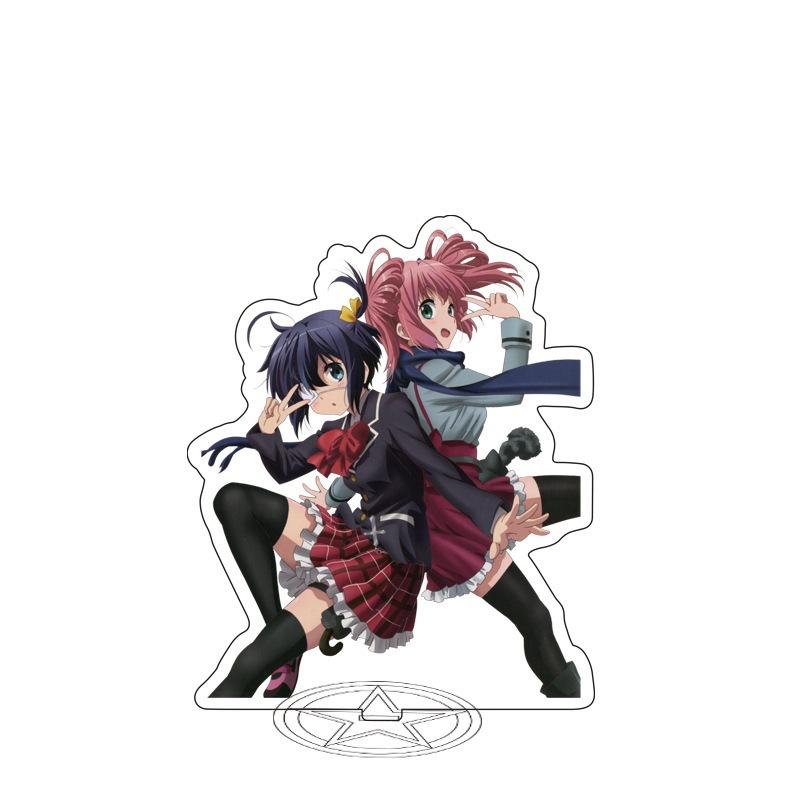 15cm Anime Take On Me Takanashi Rikka Acrylic Stand Action Figure Toy Figures Desktop Home Decoration