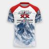 The East Vs West Series 16 To 21 Armwrestling T-Shirt Atlantic City Sports Jersey Men's Breathable Quick Dry Fitness Gym Tee Top