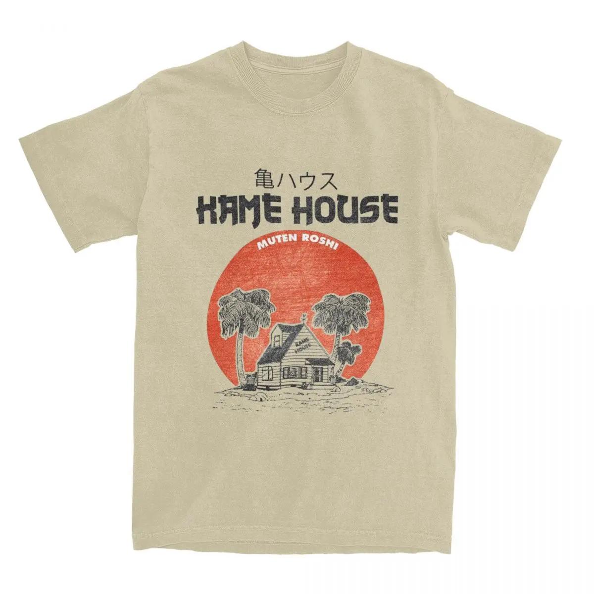 Men Women s DBZ Kame House Turtle Island Cartoon Anime T Shirt Stuff Crazy Pure Summer Animation T Shirt Tops Christmas Gift 4XL