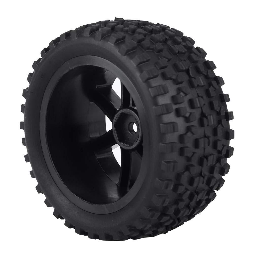 VGEBY1 RC Car Tires Wheels Rubber Tires RC Wheel Tires Racing Buggy Crawler Car On Road Racing Car Tires RC Car Accessories Black 1/10