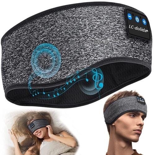 

Sleep Headphones, Headband, Sports, HiFi Sound, High Quality Bluetooth Headphones, Sweat-Wicking, Quick-Drying, Sweat-Resistant Headband, Sleep Eye Ma