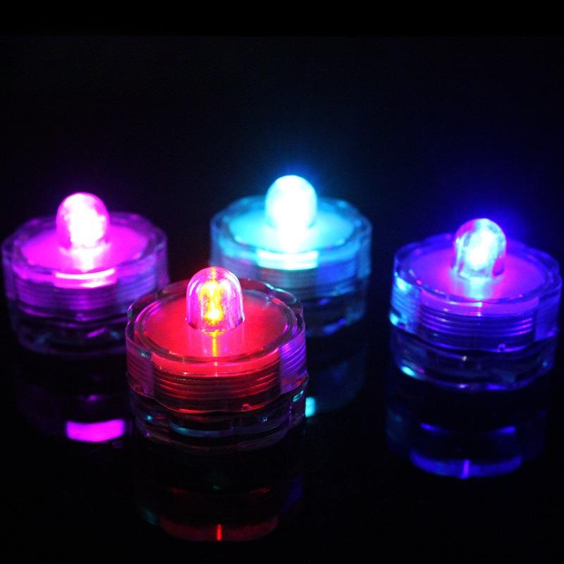 

LED Submersible Candle Light Waterproof Electronic for Aquarium Fish Tank Party Bar Wedding Decoration Home Decor Lighting 12PCS-1BOX