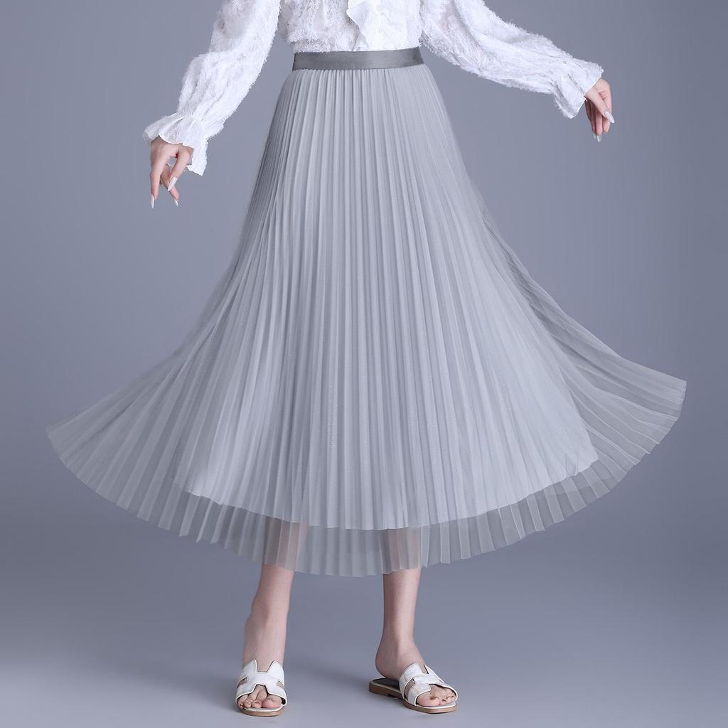 Stylish Double-Sided High-Waisted Pleated Skirt - Spring/Summer 2026 Collection