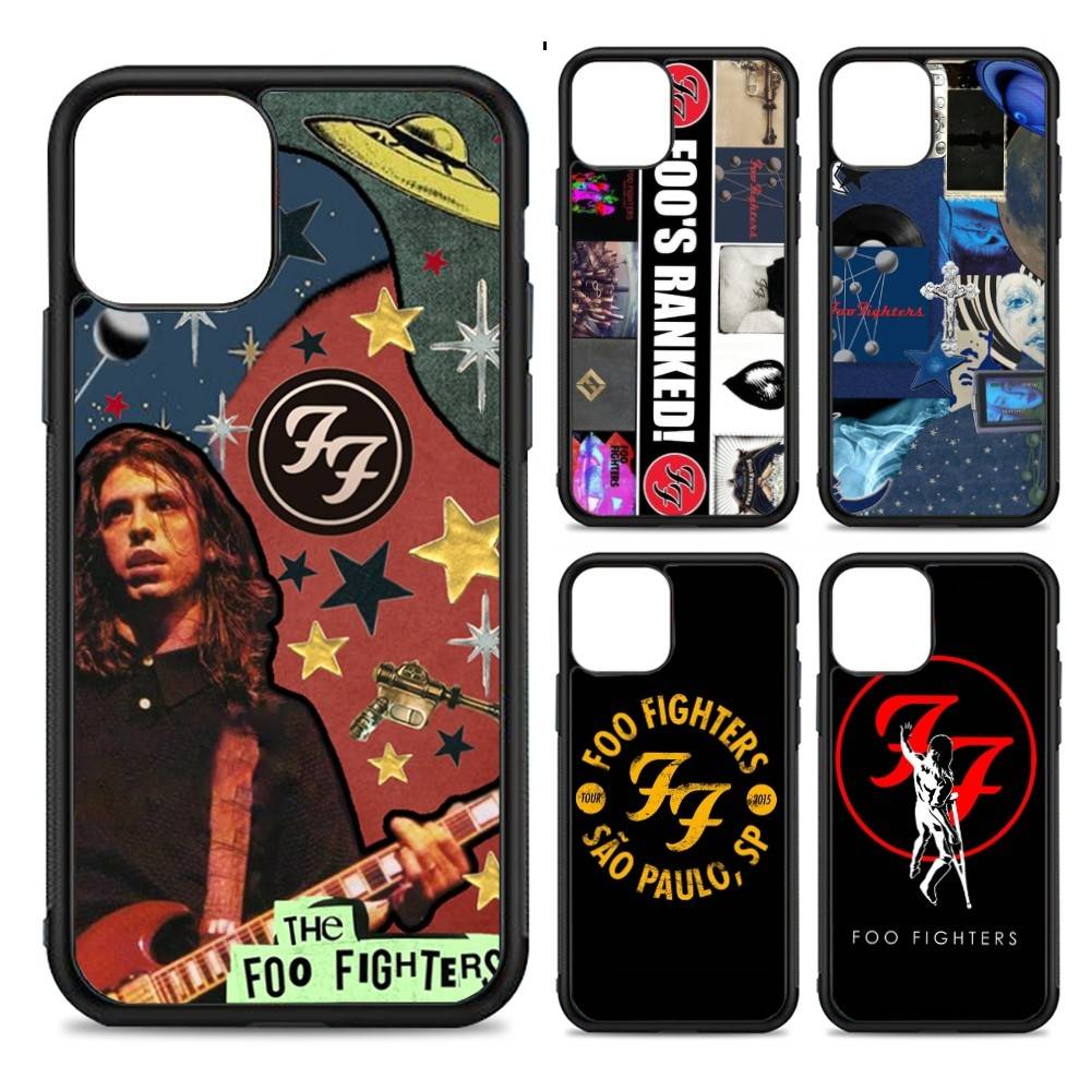 Band F-Foo F-Fighters Classic Rock Phone Case For IPhone 17 16 15 14 13 Plus 12 11 Pro Max PC+TPU Cases Back Cover