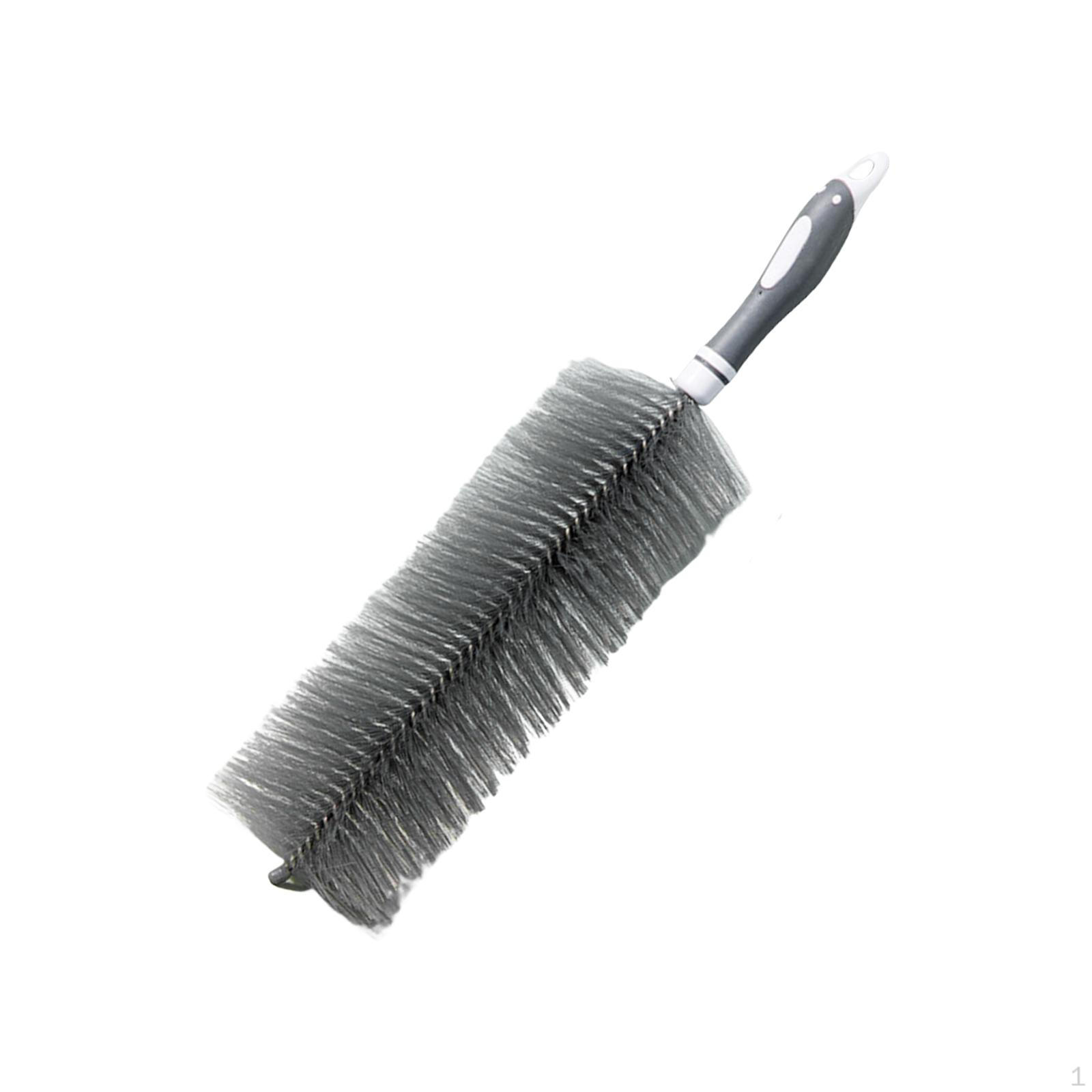 Cleaning Duster Brush Extendable Washable Multipurpose Dust Hand Cleaner gray small