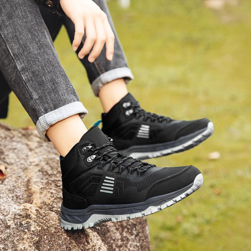 Winter Boot Men Outdoor Hiking Boots Suede High Top Trekking Men Rainproof Tactical Combat Military Boots Mountain Climbing for Men&women