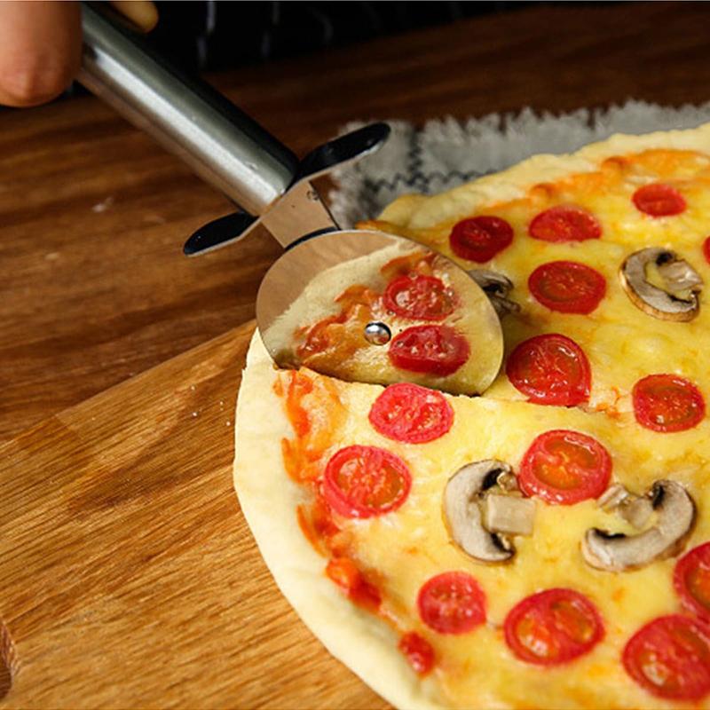 1pc Round Pizza Pan 6/8/9/10Inch Microwave Oven Pan Chip Tray Dish Carbon Steel Non-stick Mold Baking Tool Kitchen Supplies TMZ