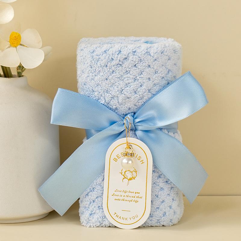 Wedding Cake Wedding Ceremony Gift Towel Coral Velvet Baroque Towel Multicolor Optional Gift