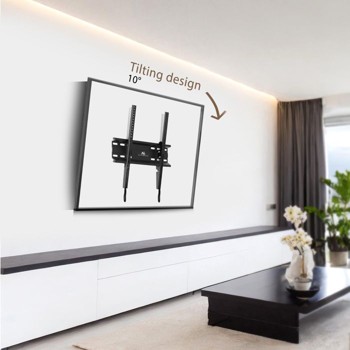 Support tv - maclean - mc-748a - inclinable - vesa 400x400 - 32-70 pouces - 45kg