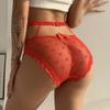TERMEZY High Waist Amazing Mesh Panties Lace Sexy Underwear Women Transparent Hollow Out Lingerie Bow G Strings Intimates
