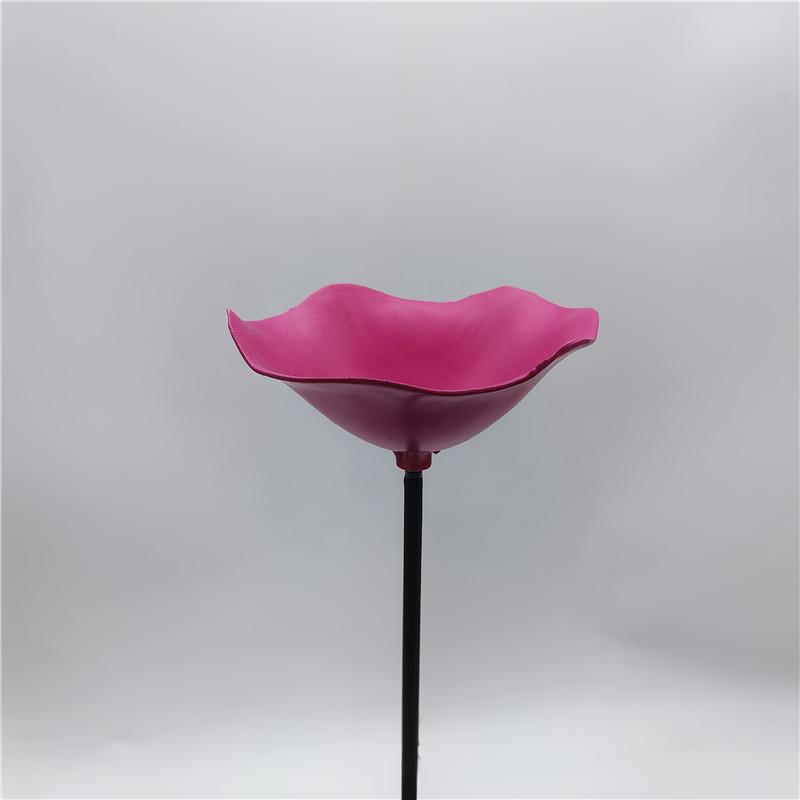 Mini Poppy Flower Stakes Bee Cups