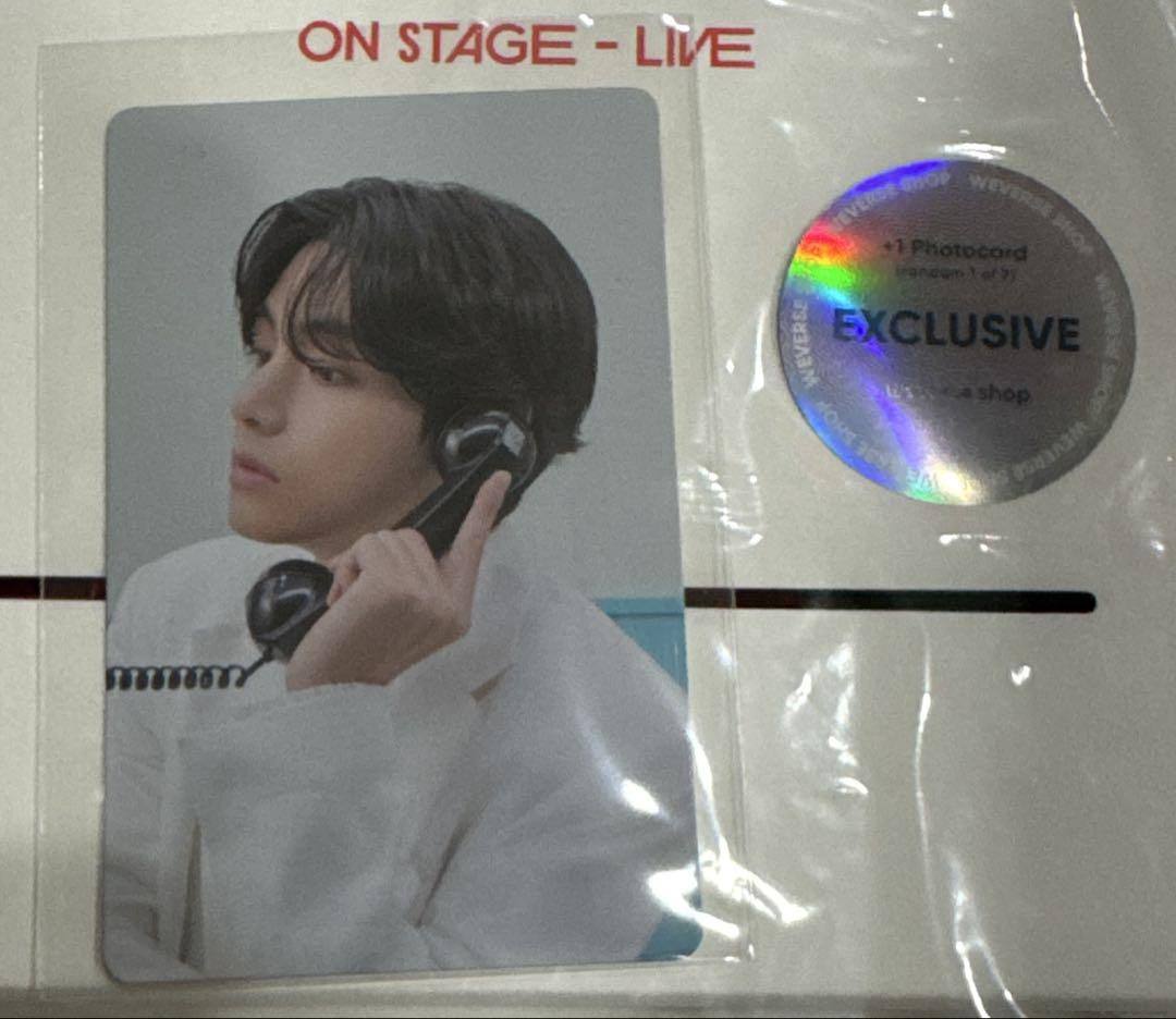 

[Б/У] BTS PERMISSION TO DANCE Коллекционная карточка США V Тэхён