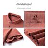 MONTAGUT Men's Silk Blend Cool-Feel Polo Shirt