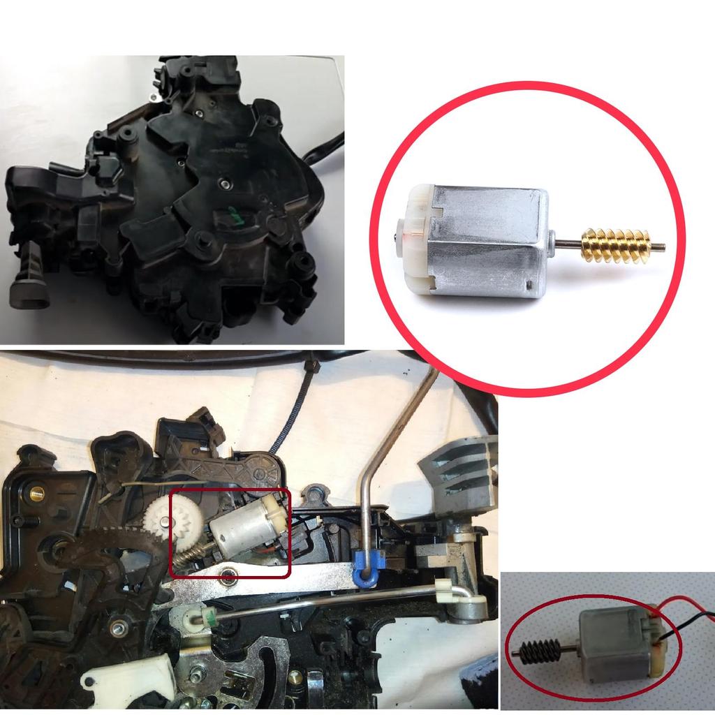 BGE719 Side Sliding Door Central Lock FC280 12V DC Motor 59 Mm for VW Caddy 3 Transporter T5 Caravelle 7H0827201BA 2K0843653