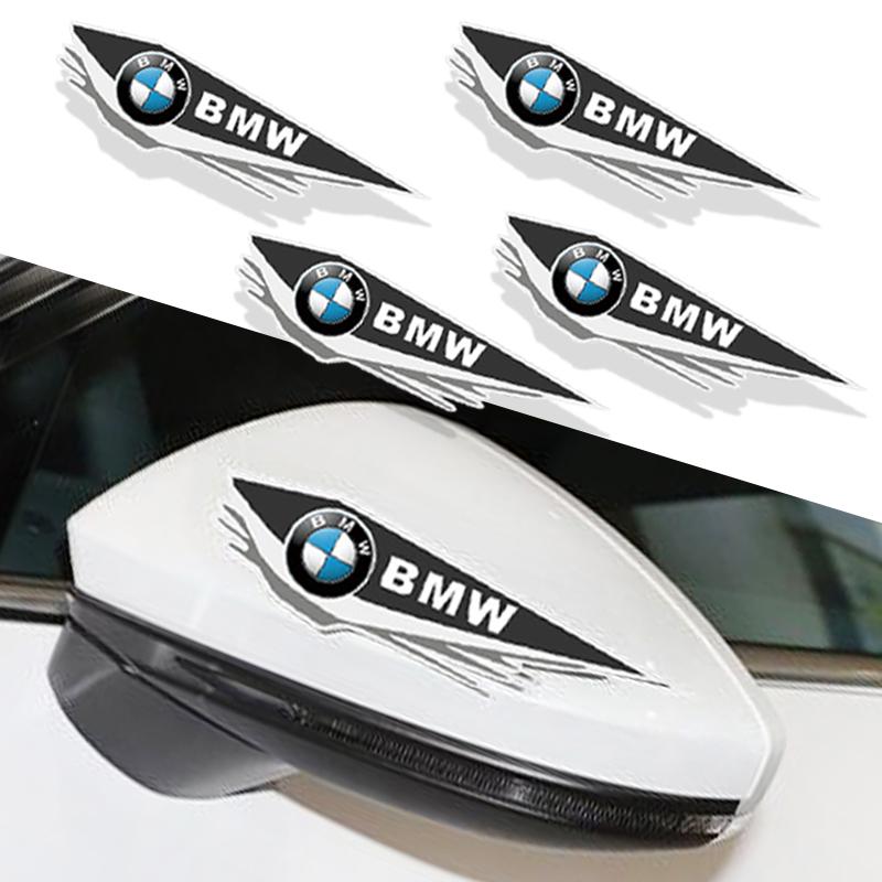 4Pcs Car Bumper Scratch Stickers Door Scratch Decorative For BMW M E46 E36 E34 F10 E90 F30 E60 F30 E53 E30 E92 E87 Accessories Djsc34