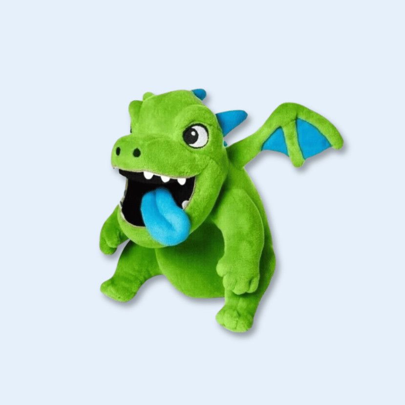 Cute Soft Game Clash Royale Log Baby Dragon Spirit Stuffed Cotton Doll Soothing Plush Toy for Kids Sleep Companion Playmate Gift