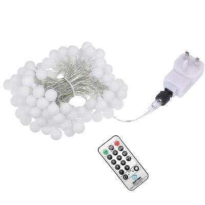 Tomshine 13M/42.7Ft 3.6W 100LED Globe String Light with Remote Control Multi-color 8 Different Lighting Modes Timer Timing