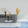 Reindeer Elk Resin Statue And Chicken Figurine Sculpture Collection for Cabinet Tabletop Wedding