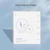 Detachable Mushroom Button Music Score Binder - Anti-Reverse, Three-Sided Sealed Document Folder