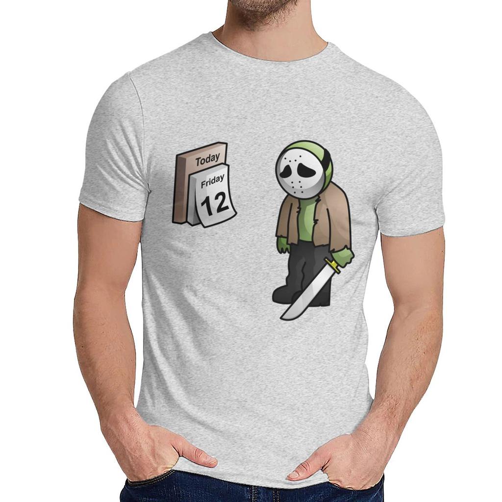 Good Cotton Friday The 13Th Parody The 12Th Sad Jason Voorhees Horror Slasher T Shirt Men