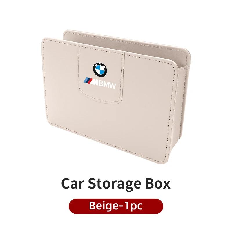 

2025 Hot Car Side Door Storage Box PU Leather Phone Pouch Multi-pocket For BMW X1 X3 X5 X6 X7 E39 E46 E90 E60 F10 F11 F30 F48 F8