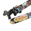 Dog Rhinestone Buckle Smooth Buckle Printed Graffiti Casual Personalized Belt Belt Versatile In Europe and America