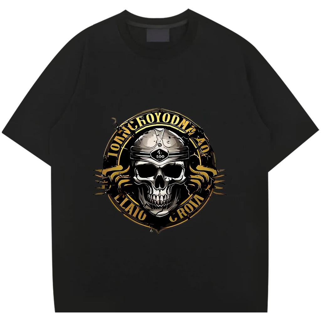 Tops Loose Oversized Round Collar Tee American Retro Men Woman T Shirt Classic Creative Causal Tshirt Comfortable Rapper T-shirt