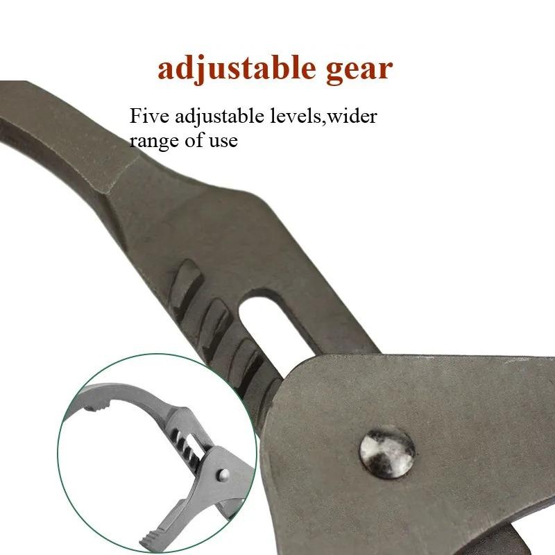 Adjustable Oil Filter Wrench 9 12 Inch Clamp Type Oil Filter Removal Tool Pliers Oil Filter Wrench Automotive Parts Tools