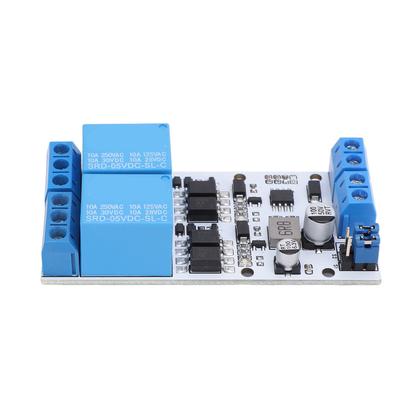 Einstellbares GPIO-Relaismodul mit Optokoppler 2 Kanäle PCB 5V bis 32V High/Low-Level-Trigger GPIO