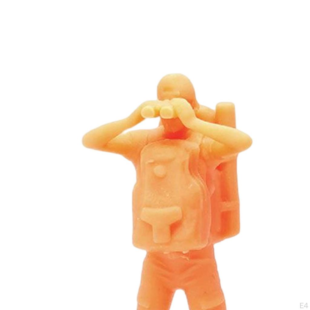 Resin Figures Doll Scenery Landscape Layout Travel Figure for Garden DIY Scene Decoration