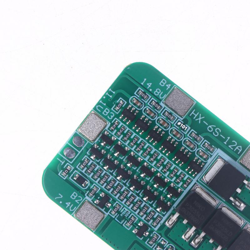 1Pcs 6-Pack 18650 Li-Ion Batteries Pcb Module For Diy Kits 6S 15A 24V Bms Protection Board