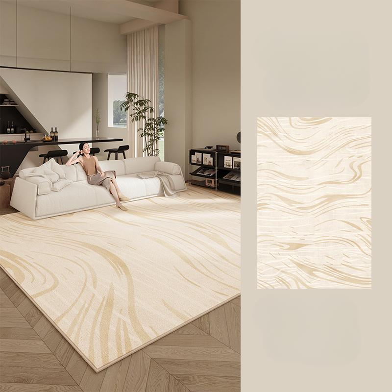 

French Plush Living Room Carpet Thickened Soft Fluffy Large Area Rugs for Bedroom Lounge Decoration Floor Mat 80*120cm