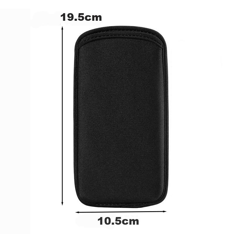 Universal Neoprene Protective Case Phone Bag For iPhone 17 16 15 14 13 Pro Max Samsung Xiaomi Huawei Power Bank Shockproof Cover 19.5*10.5cm