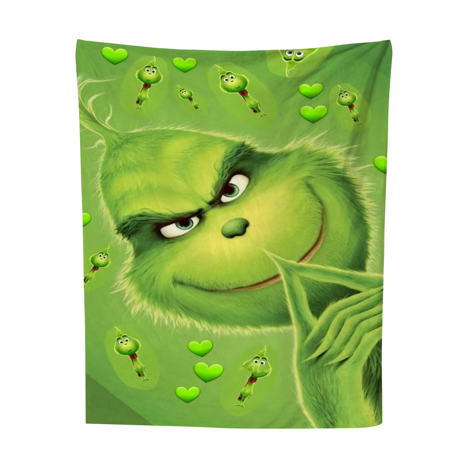 

Одеяло для лица, зеленое одеяло, рождественский подарок, домашний чехол для дивана, одеяло, праздничное украшение, одеяло One Size