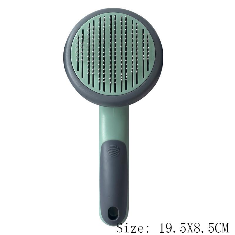Pet Comb 1PC Grooming Cat & Dog Brush Cleaning De-fluffing Massage De-shedding Comb Dense Teeth Self-cleaning Needle
