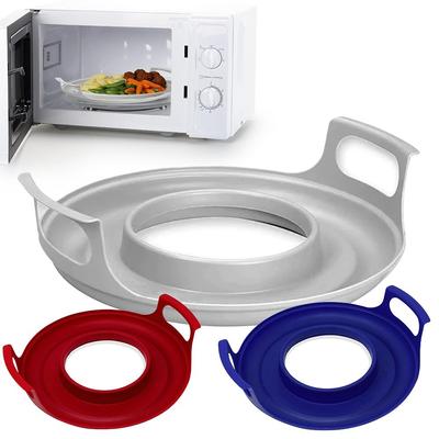 Anti-deformed Microwave Plates Holder Easy To Clean Microwave Cool Durable Steam Holder