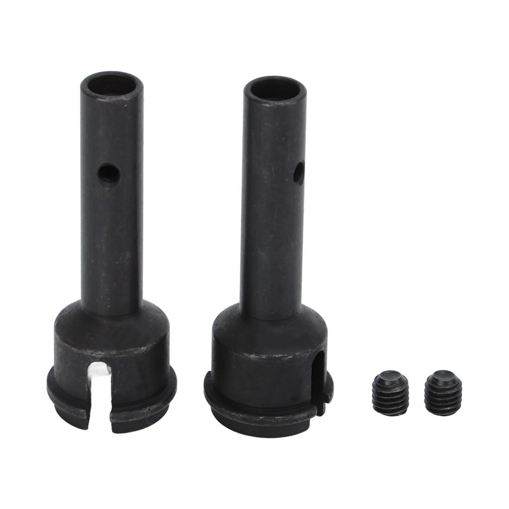 1 Pair Steel RC Rear Wheel Axle RC Car Replacement Accessories for ARRMA 6S 17 Models Silver