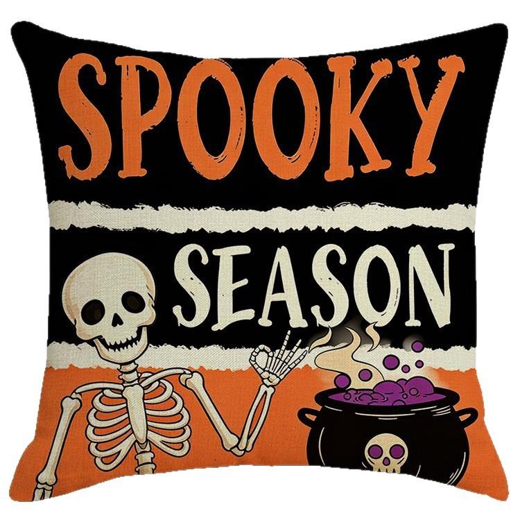 Halloween Throw Pillows with A Spooky Atmosphere for Party Decoration, Seat Cushions, Sofa Cushions for The Living Room
