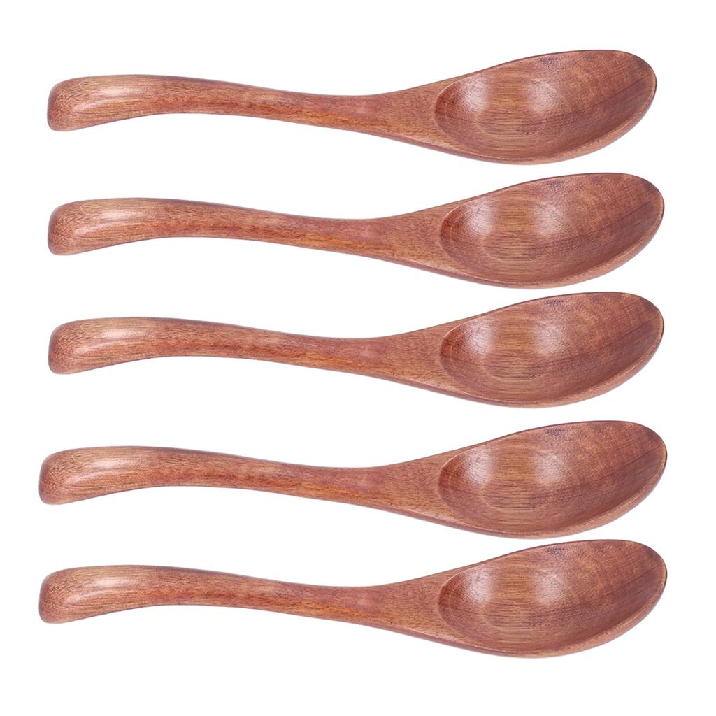 Wooden Spoons Multipurpose Kitchenware Cookware Long Handle Soup Ladle for Eating Mixing Stirring