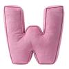 Pink Corduroy Letter Pillow A To Z English Alphabet Throw Pillow Decorative Capital Alphabet Shaped Hugging Cushion Sofa Bedroom Living Room Decor