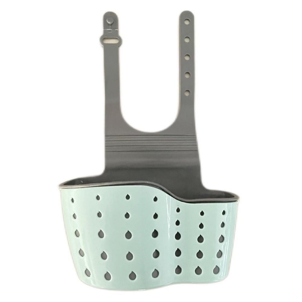 Hanging Storage Drain Basket Silicone Organizer Kitchen Sink Holder Adjustable Kitchen Accessories Faucet Holder Rack Household