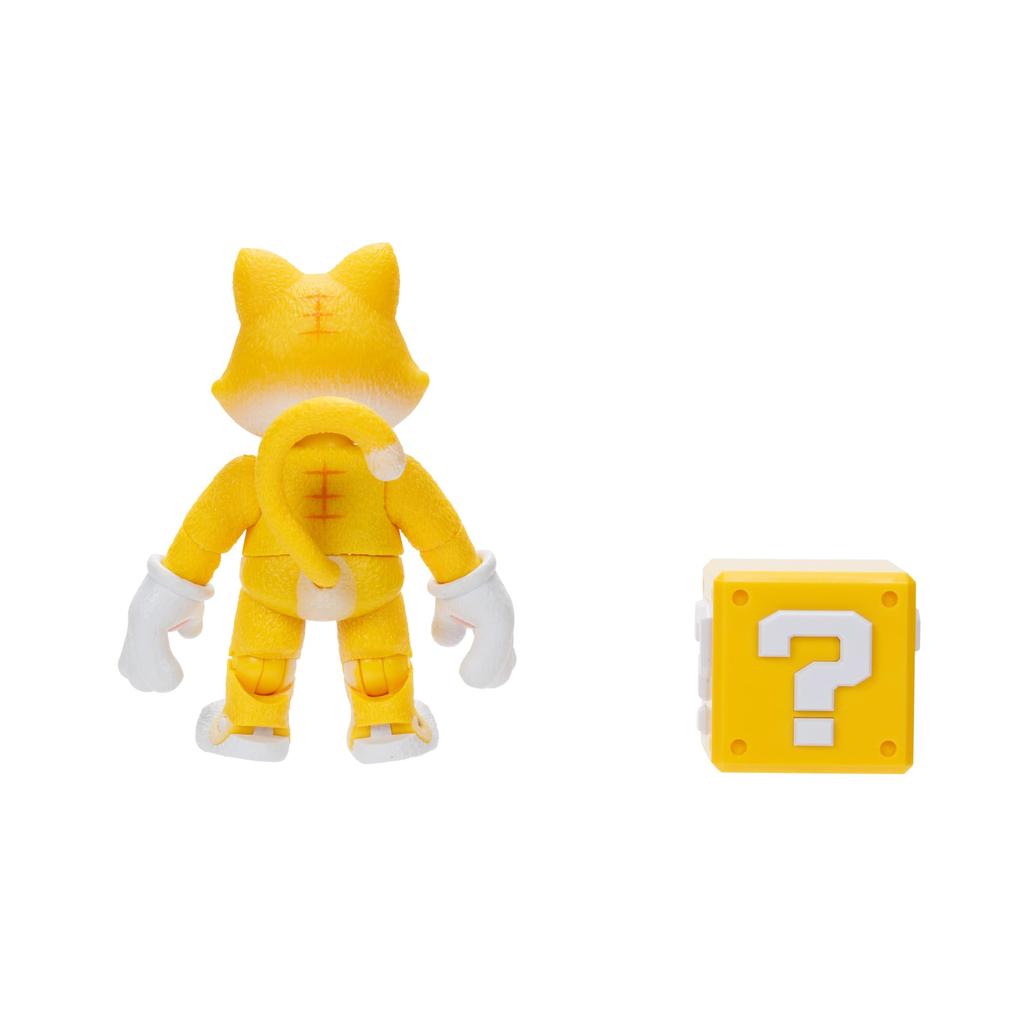 THE SUPER MARIO MOVIE 5 Inch Action Figure Series 2 Cat Mario Figure with Block BROS.