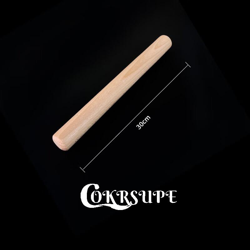 

COKRSUPE 30cm Beechwood Rolling Pin