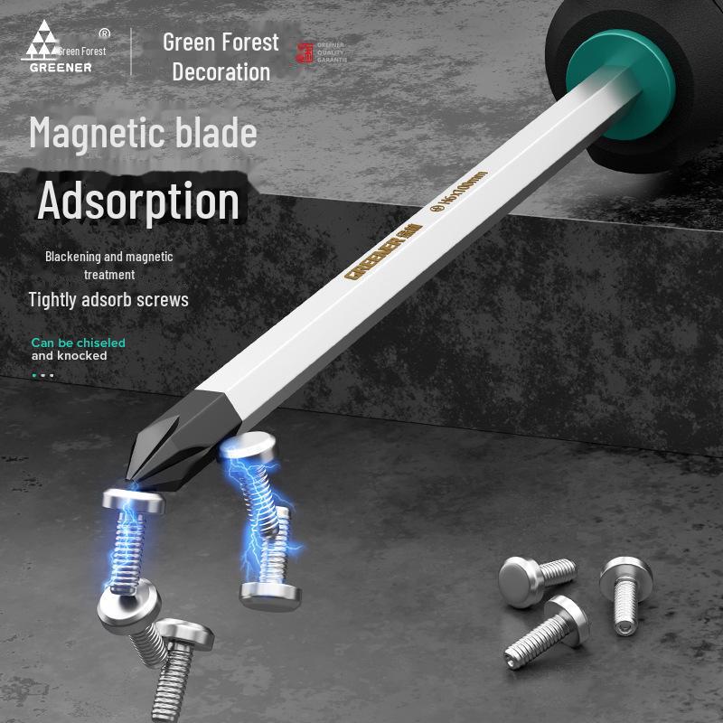 Green Forest Master Industrial Flathead & Phillips Screwdriver Set