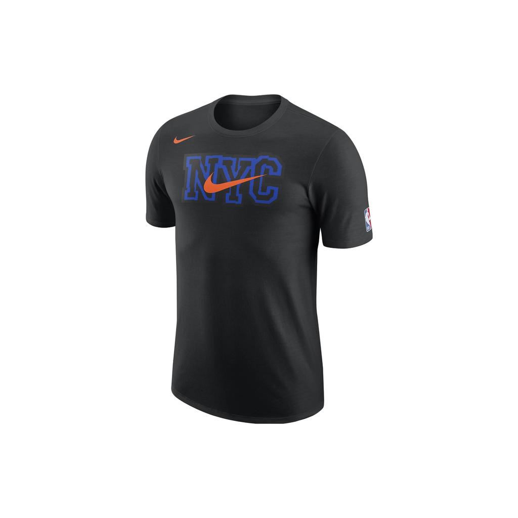 Nike NBA New York Knicks City Edition T-shirt Black Men Streetwear DV5961-010