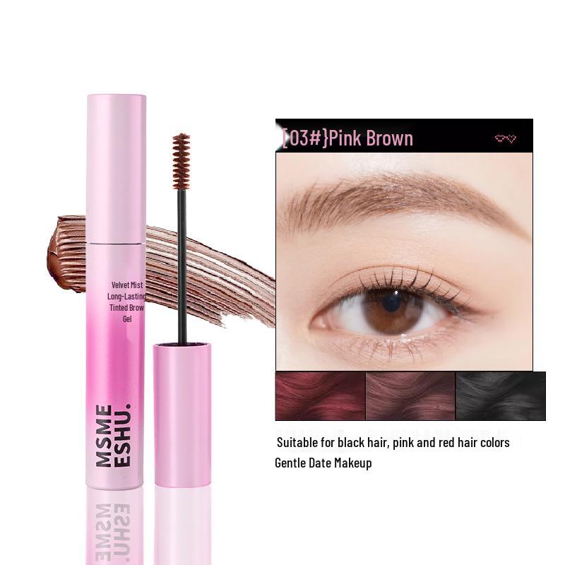 Honey Fluff Mist-Dyed Eyebrow Gel - Long-Lasting, Smudge-Proof, Waterproof, Sweat-Proof, Natural Wild Flow Brows.