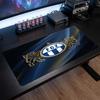 FC Zürich Theme Pattern Mouse Pad, Soccer Logo Design XXL Gaming Desk Mat Non-Slip Computer Mouse Pad