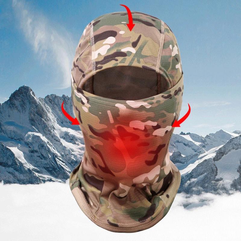 

Камуфляж Балаклава 3D Маска Костюм Снайпер Тактичний Лижний Велоспорт Камуфляж Капюшон Полювання Риболовля Головний убір Камуфляж Шапка Шарф