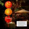 Mid-Autumn Festival Luminous Lantern String: Chinese-Style Decorative Hanging Lanterns for Festive Atmosphere